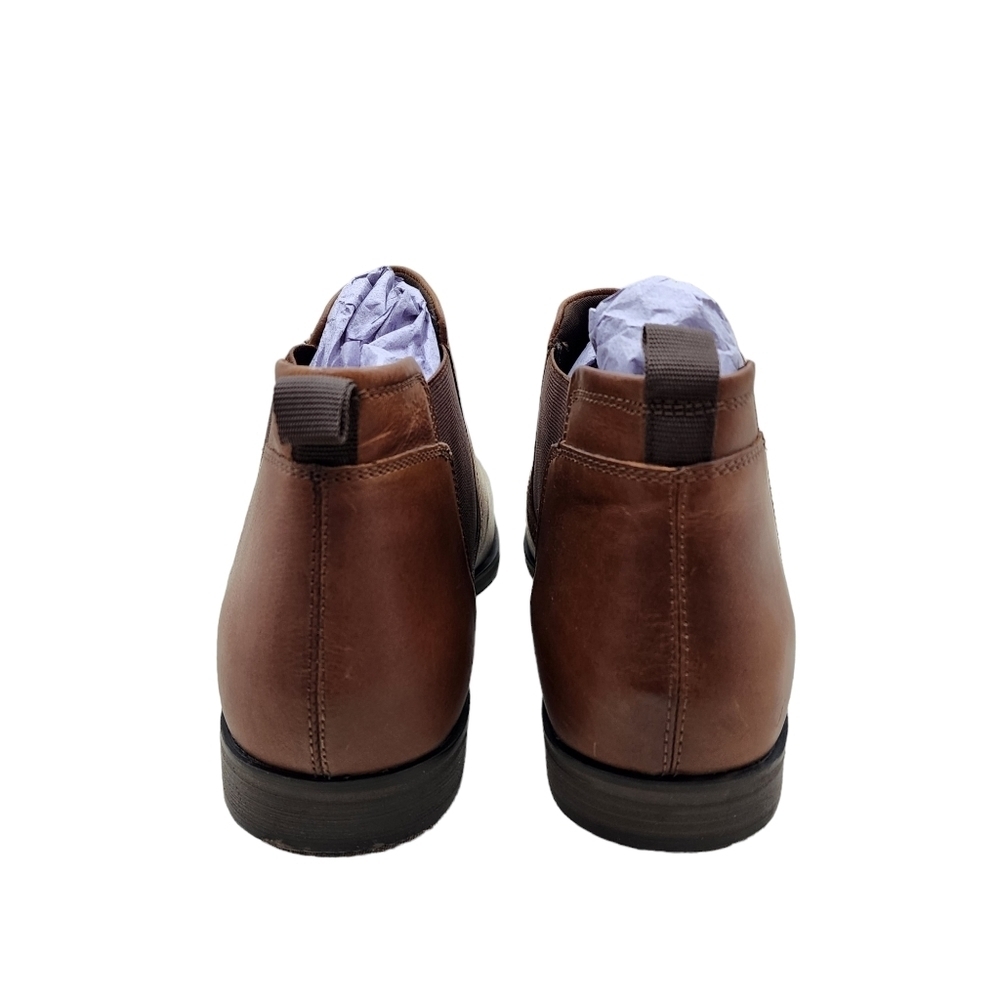 Franco Fortini Men's Ron B Borris  Leather Chelsea Boots - 11.5 - Picture 5 of 10